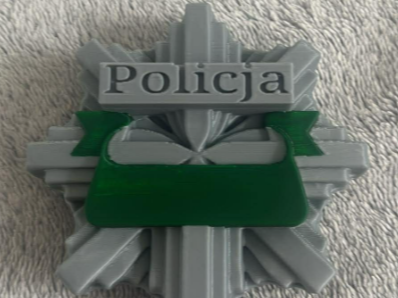 Odznaka Policji blacha/Badge of the Polish Police