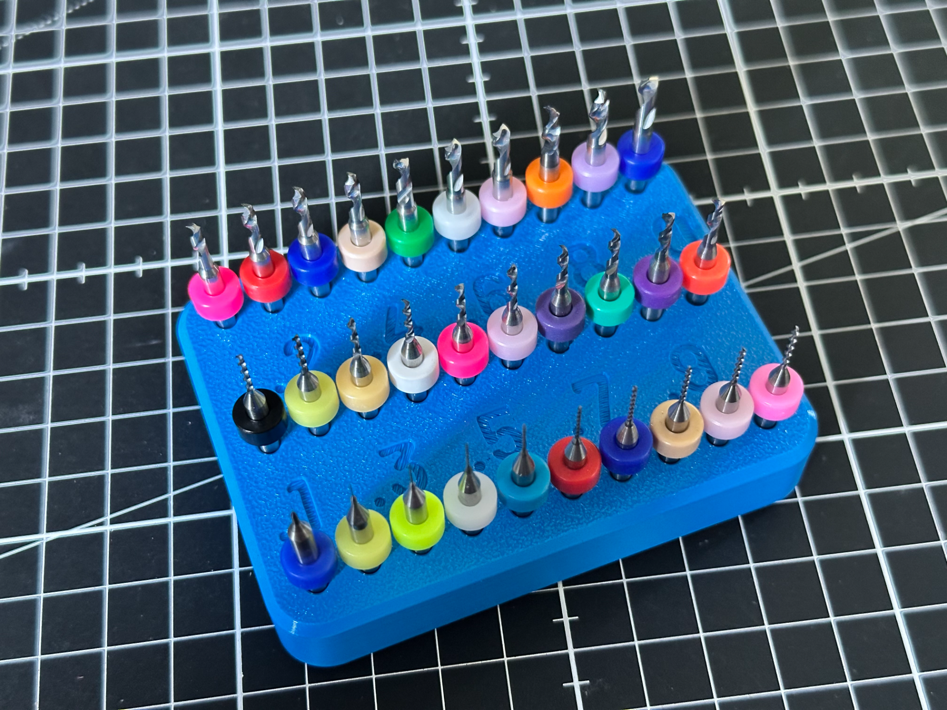 Drillbit Organizer 0.1 to 3.0 mm