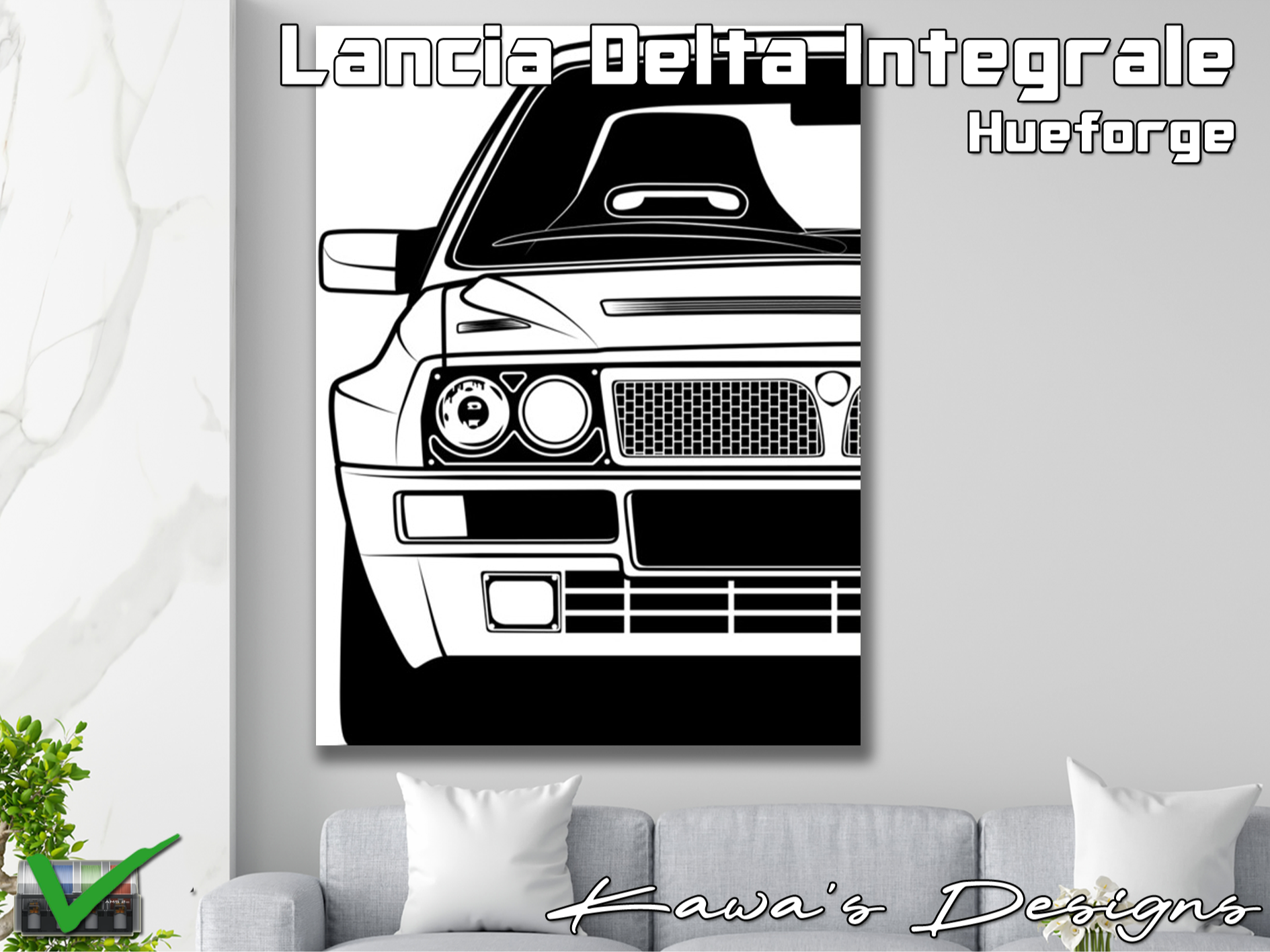 Lancia Delta Integrale Hueforge