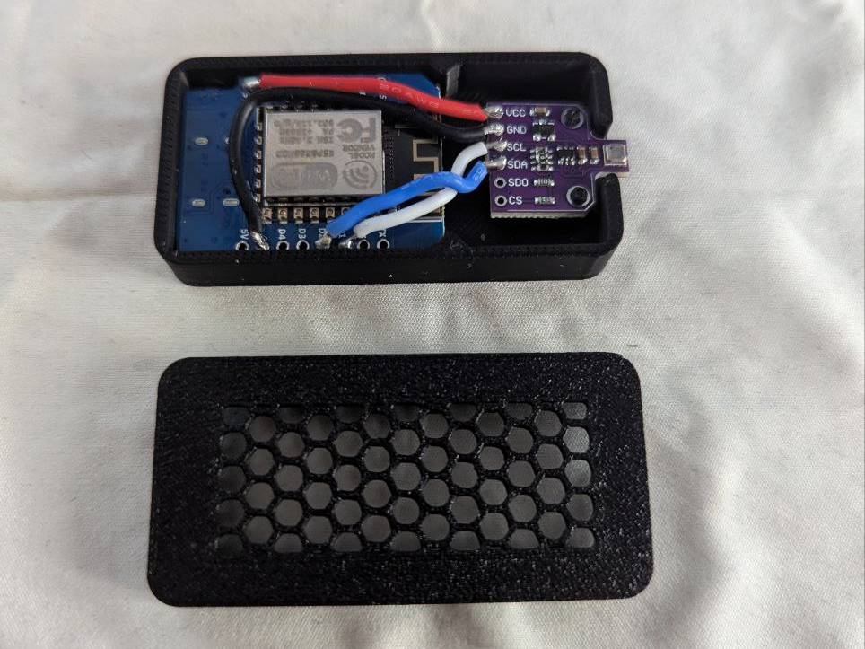 AIR QUALITY SENSOR CASE (BME680+D1Mini)