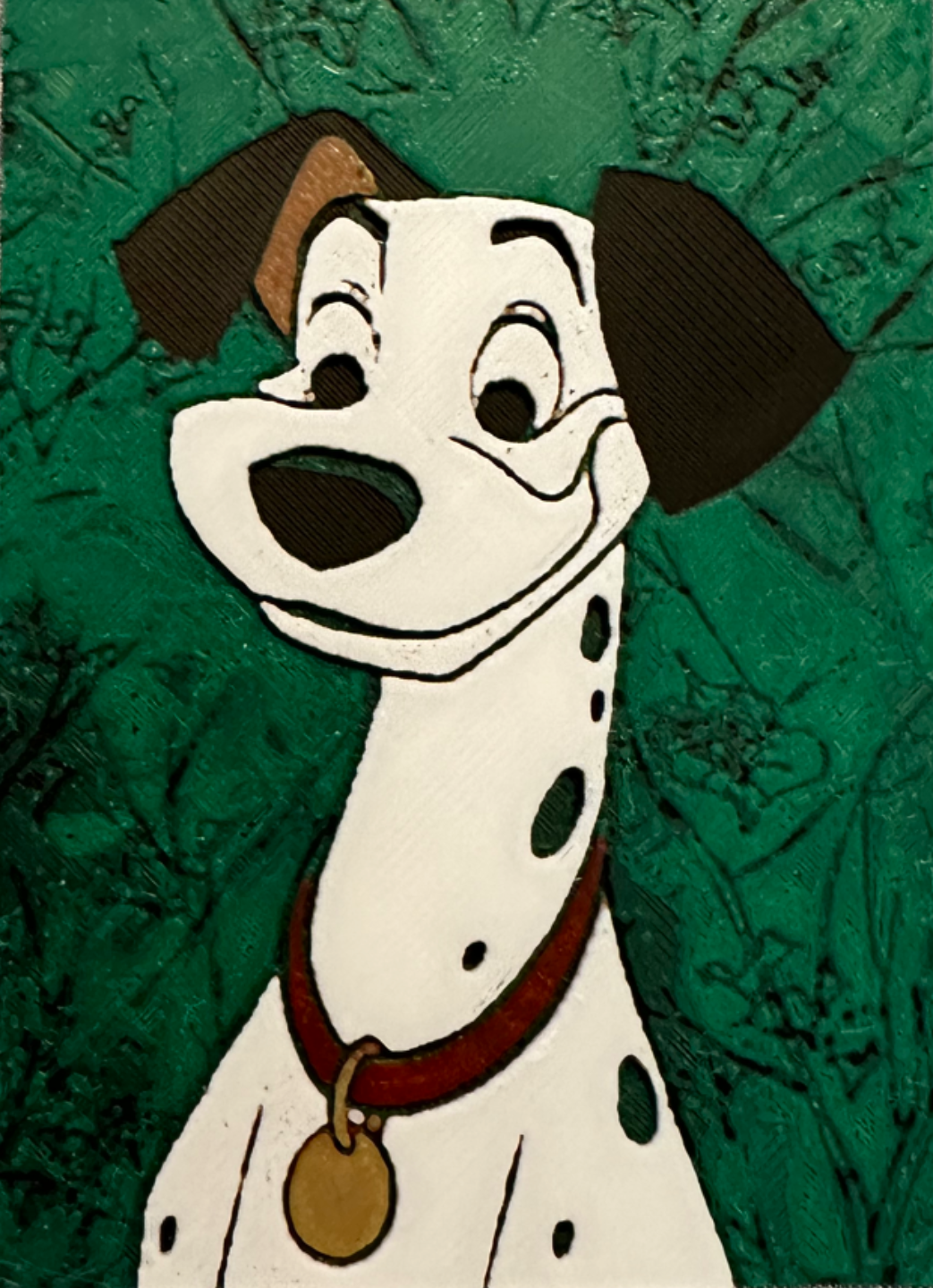 Hueforge of Pongo from 101 Dalmatians