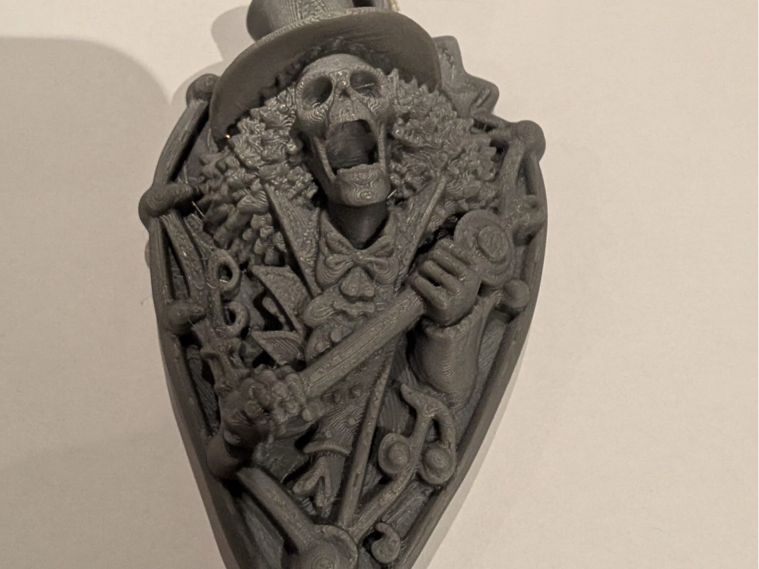 Brook Skeleton Musician Keychain