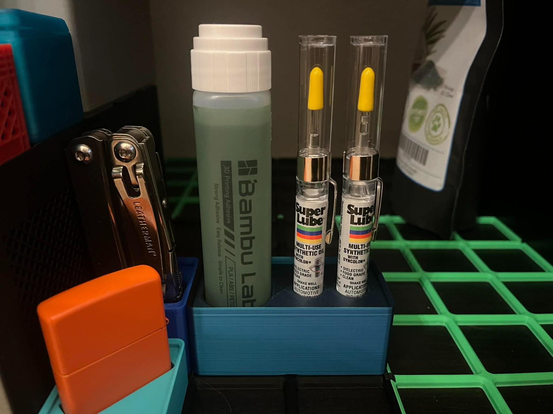 Glue and Lube Holder Gridfinity