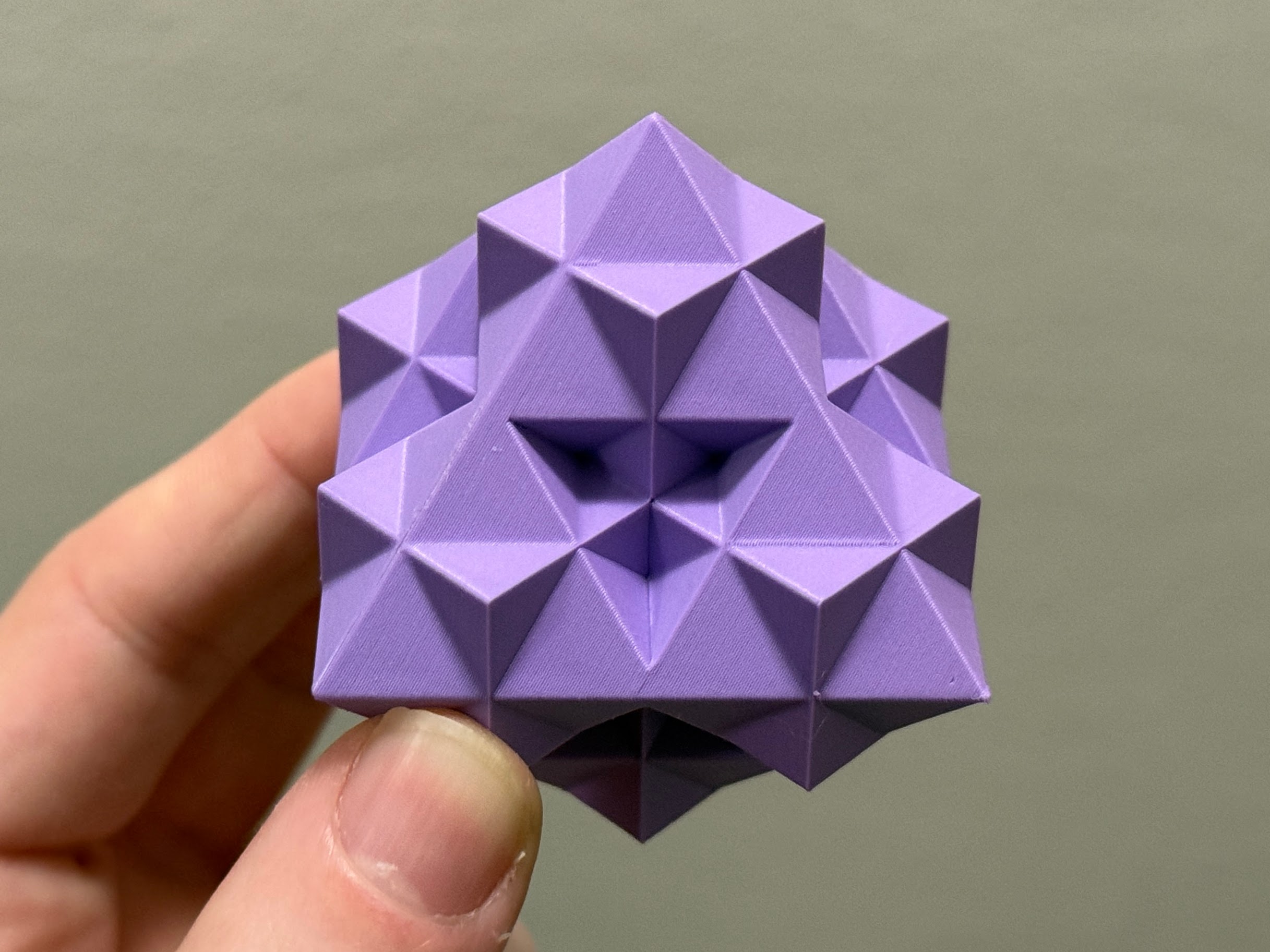 Sierpiński Cube-Octahedron Compound - Level 1