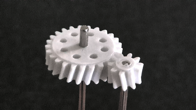 Helical gears 10T and 25T