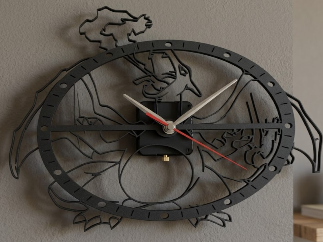 charizard clock