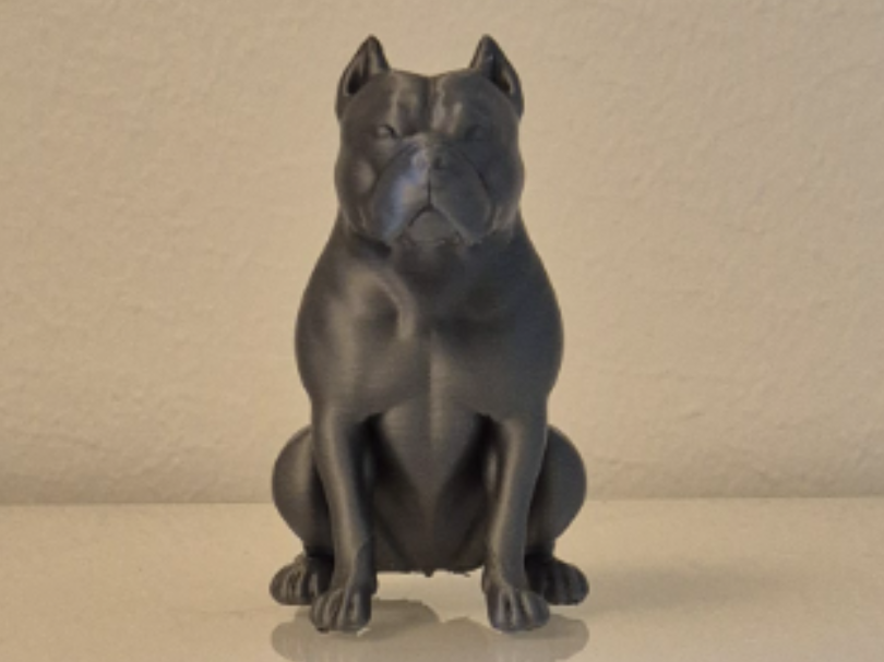 American Bully – 3D Printable Dog Statue