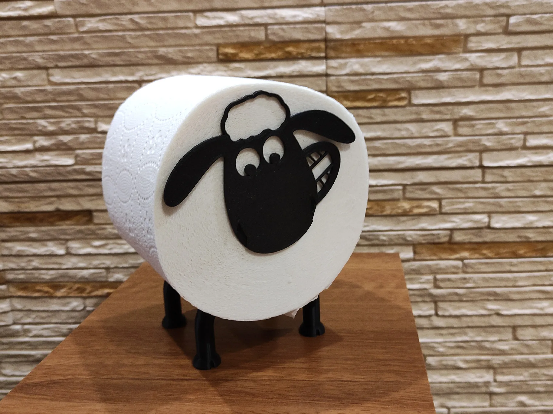 Shaun the Sheep Toilet Paper Roll Holder v2