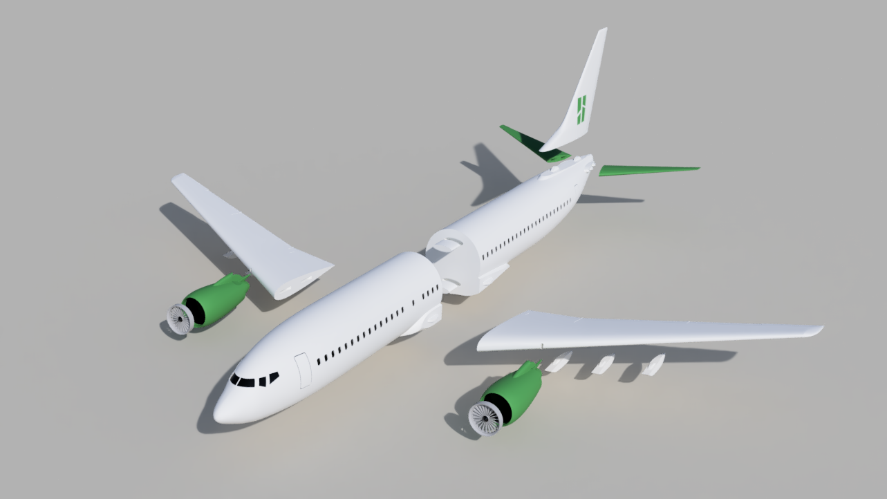 Bambu Boeing 737