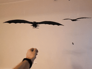 Night Fury with flapping wings