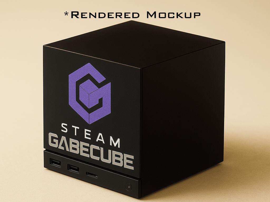Steam Machine GabeCube Front Panel