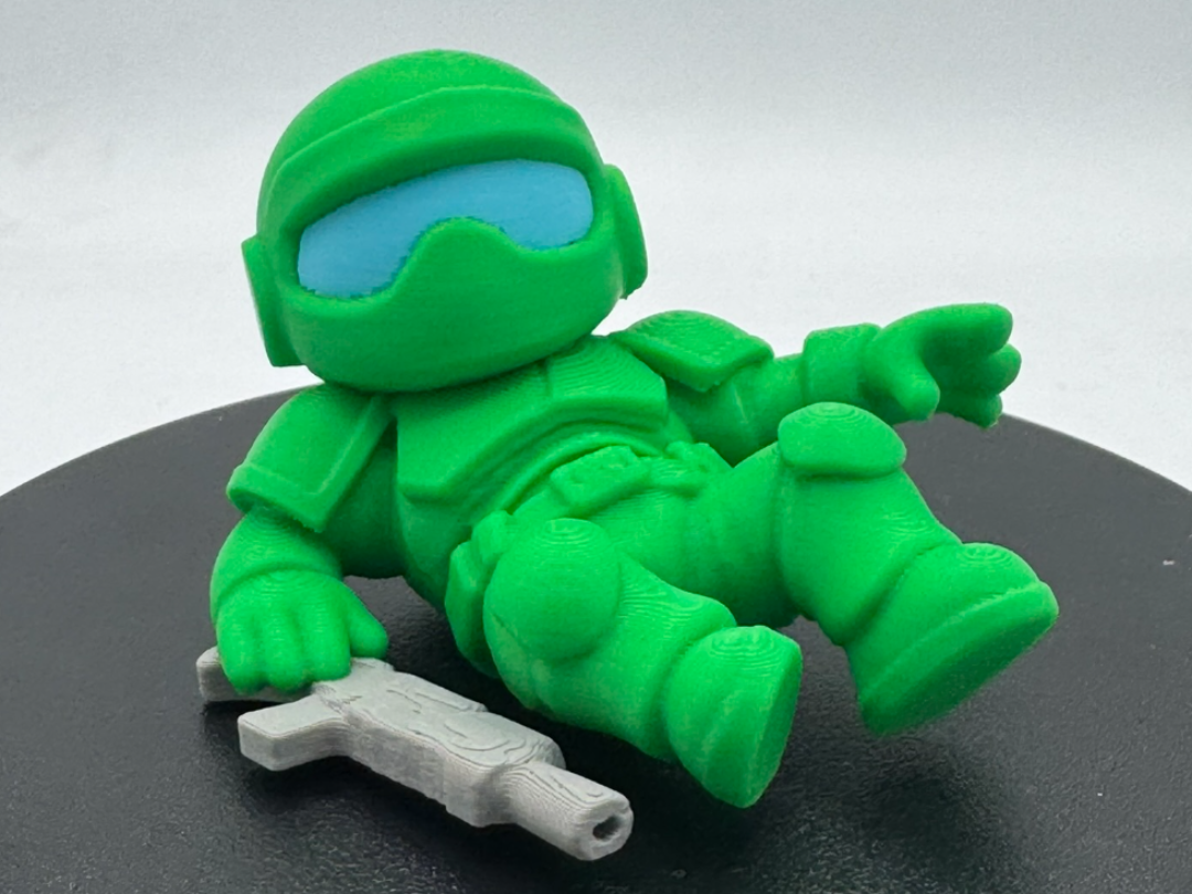 Cute Chibi Space Marine injured
