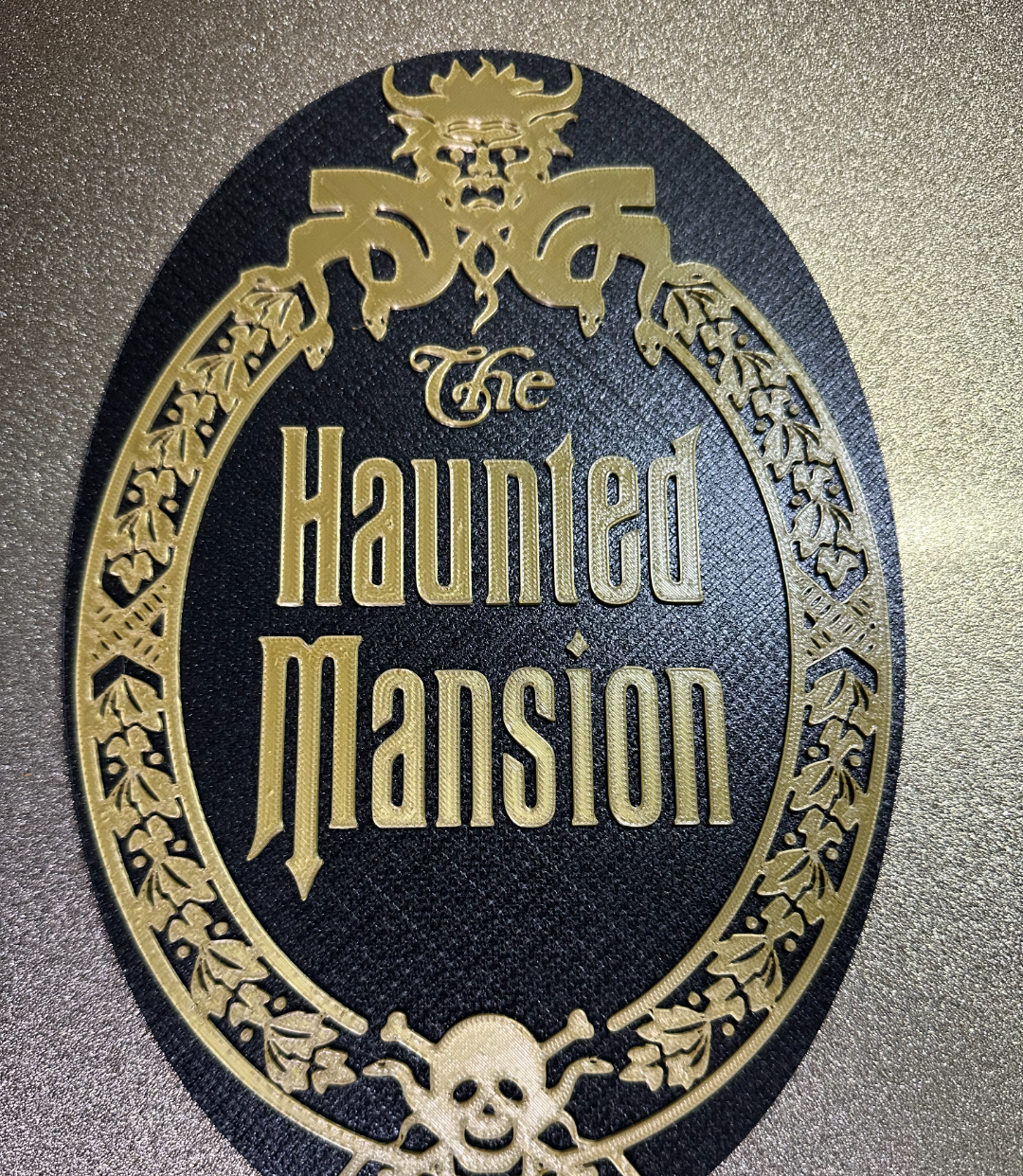Disney's The Haunted Mansion sign plaque
