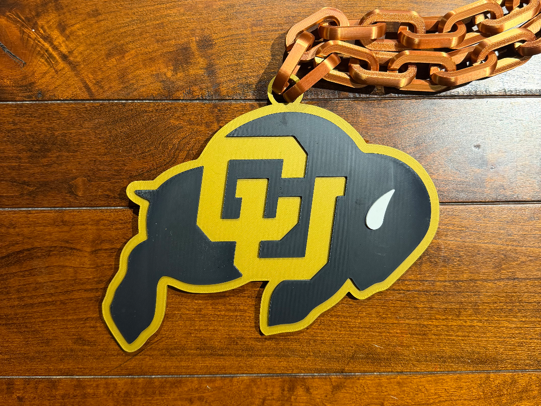 Colorado Buffaloes Oversized Necklace Logo