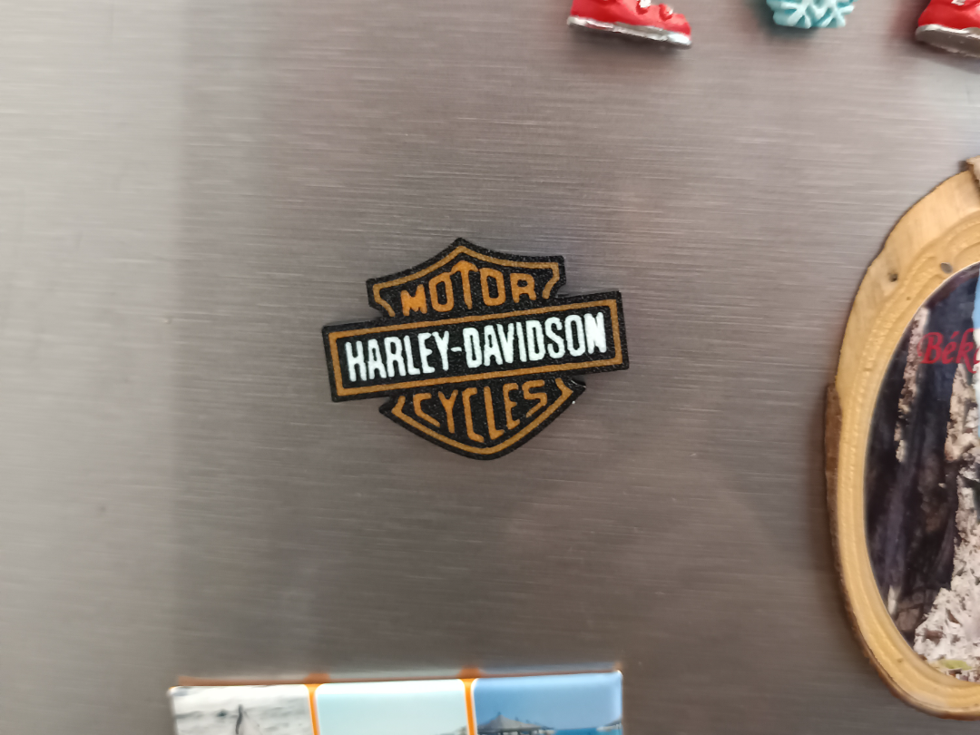 Harley Davidson fridge magnet