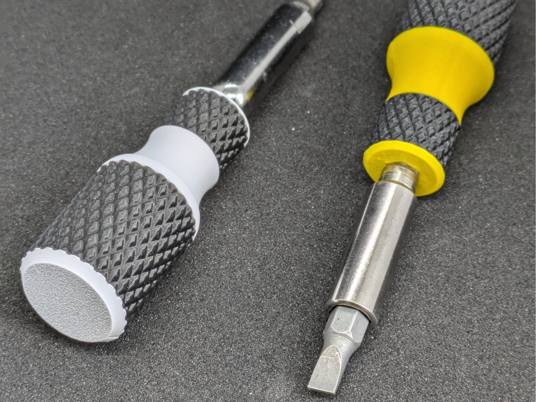 Knurled Screwdriver handle
