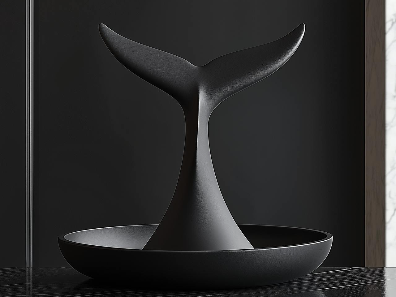 Whale Tail Jewelry Holder