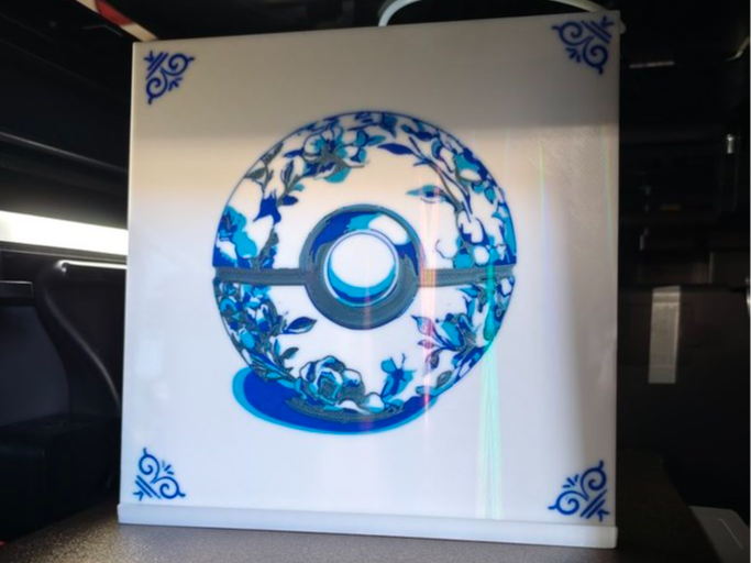 Pokeball Delft Bathroom Tile