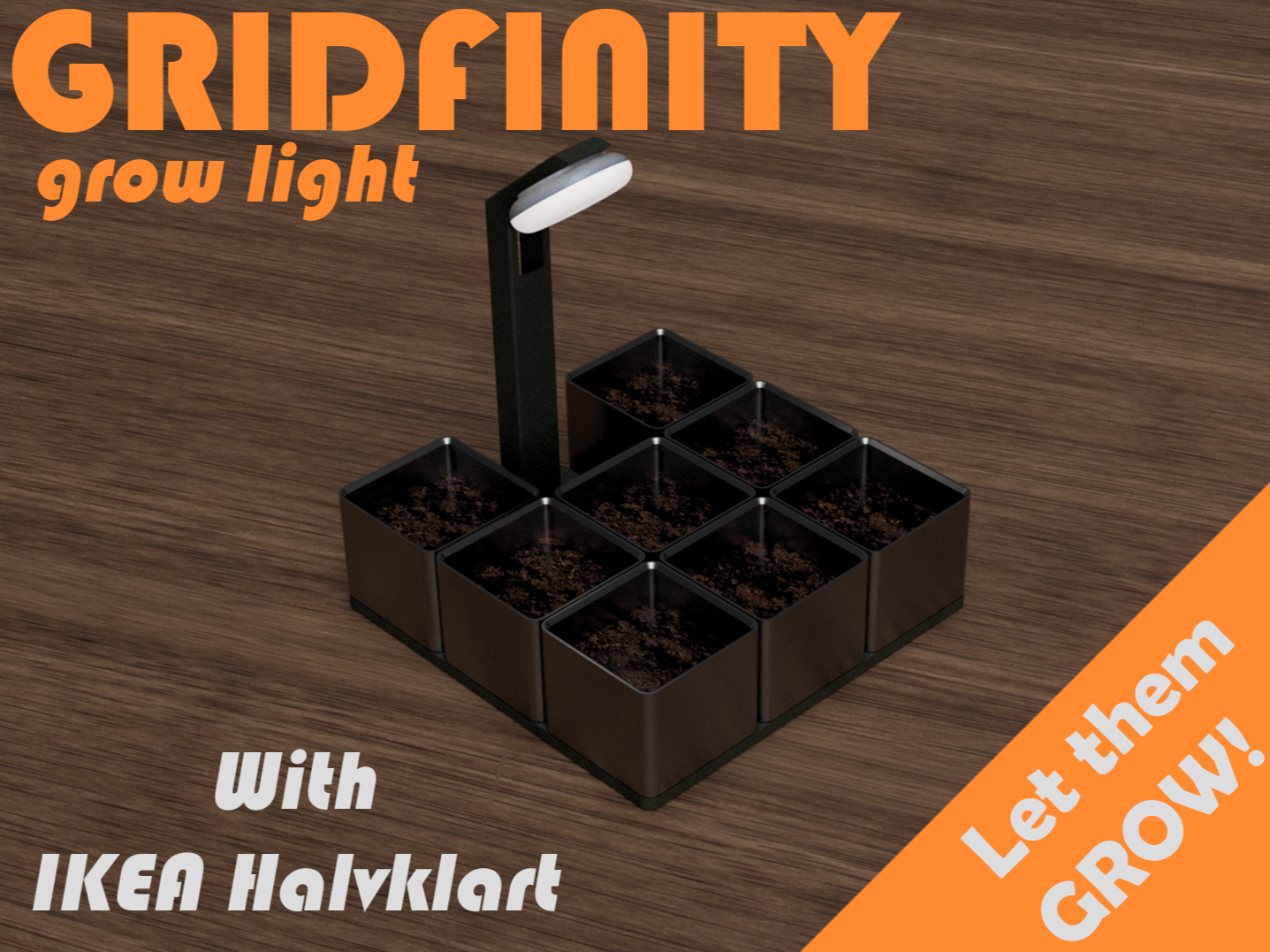 GRIDFINITY Seedling Grow Light