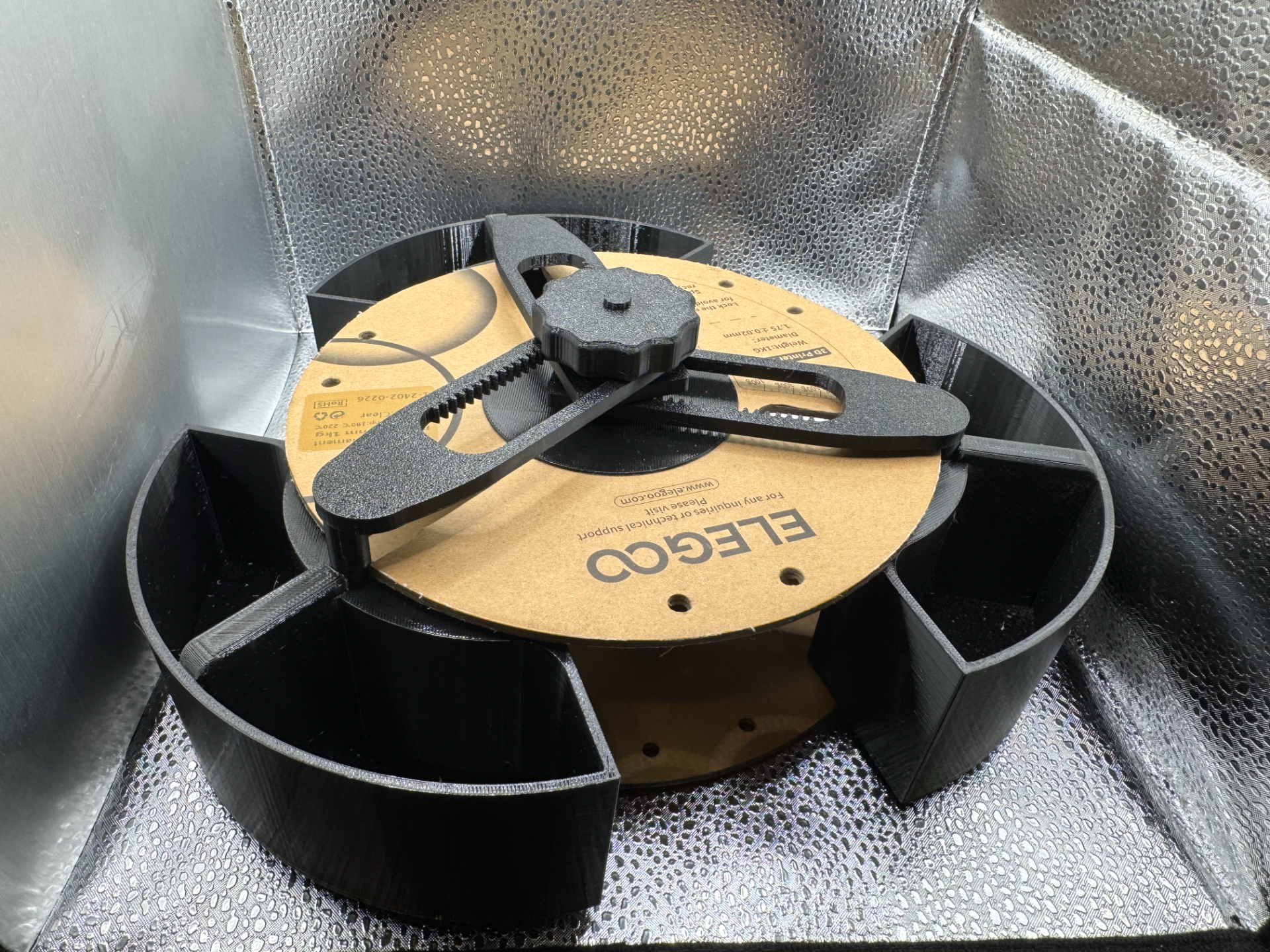Fun to open cardboard spool drawers