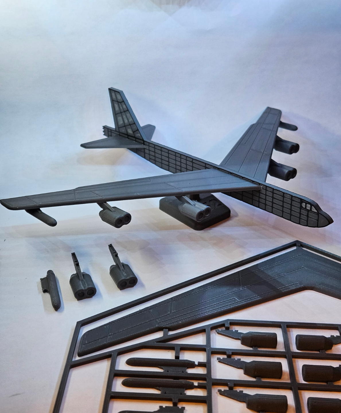 B52 Plane Kit Card 2D