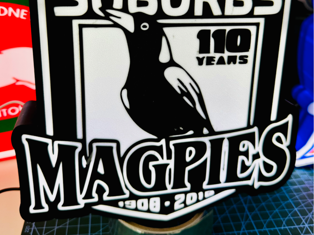 Western Suburbs Magpies - NSWRL Rugby Team Light