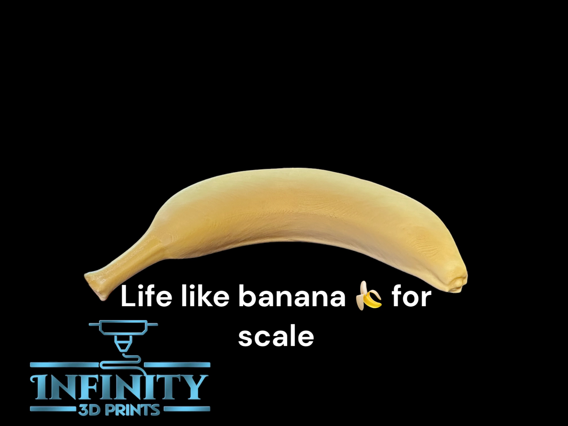 REAL BANANA FOR SCALE