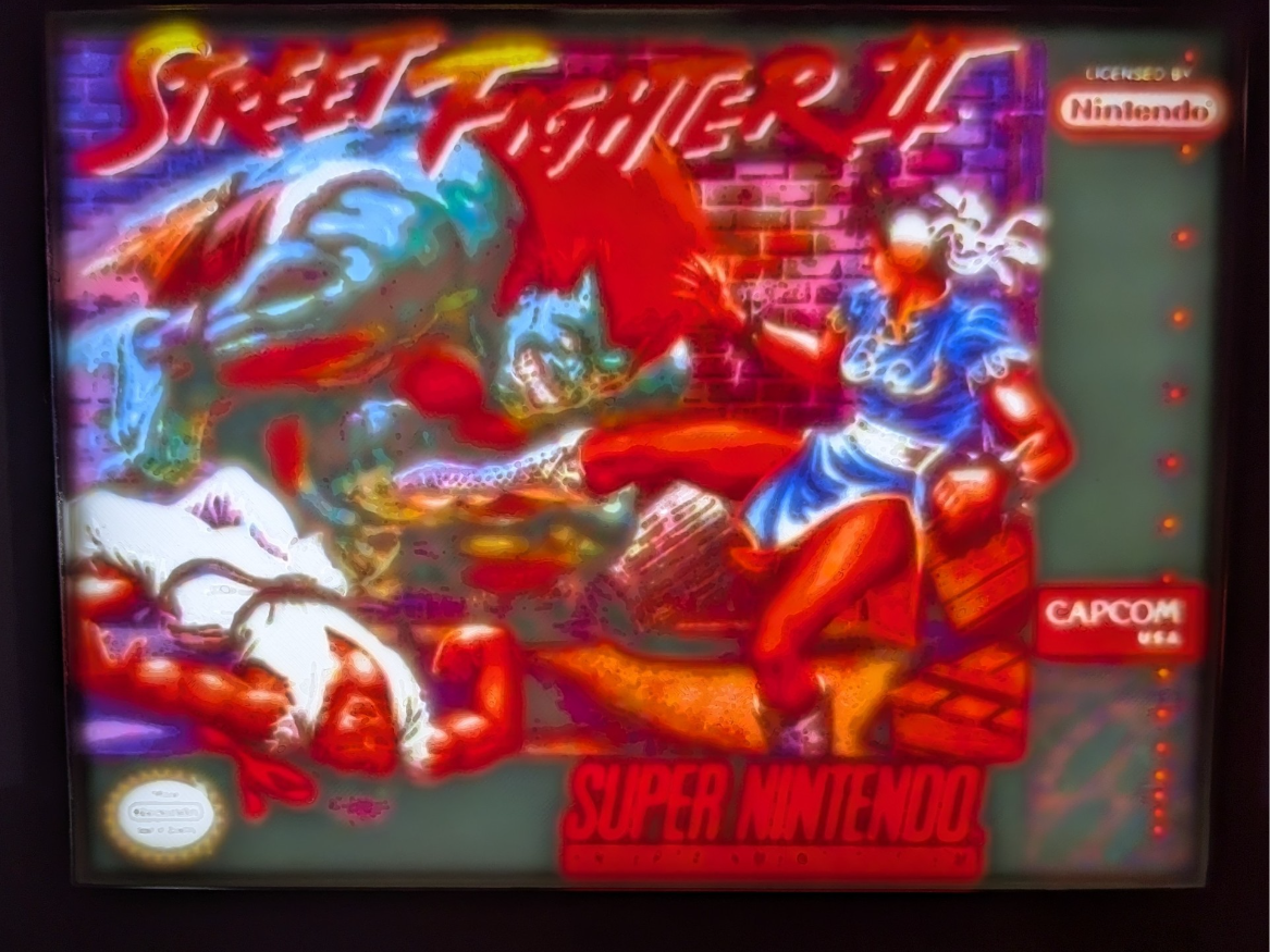Street Fighter II Color Litho