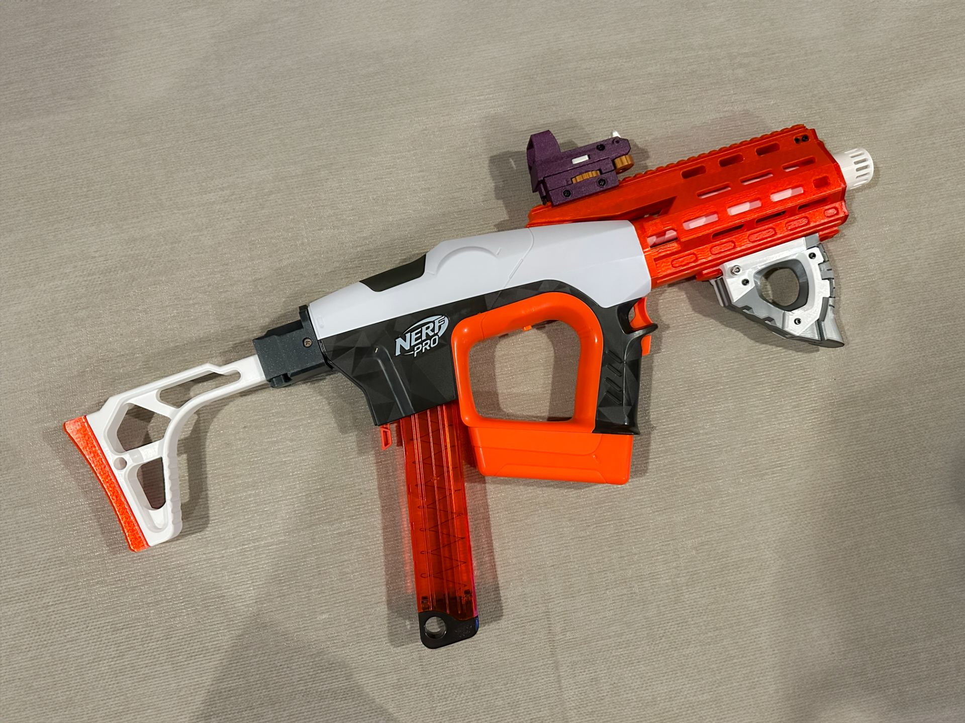 Nerf Pro Sender "Atlas" Bodykit and Folding Stock