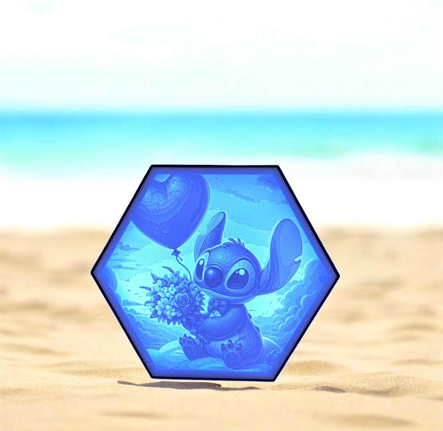 Stitch 002 Hexagon Lamp