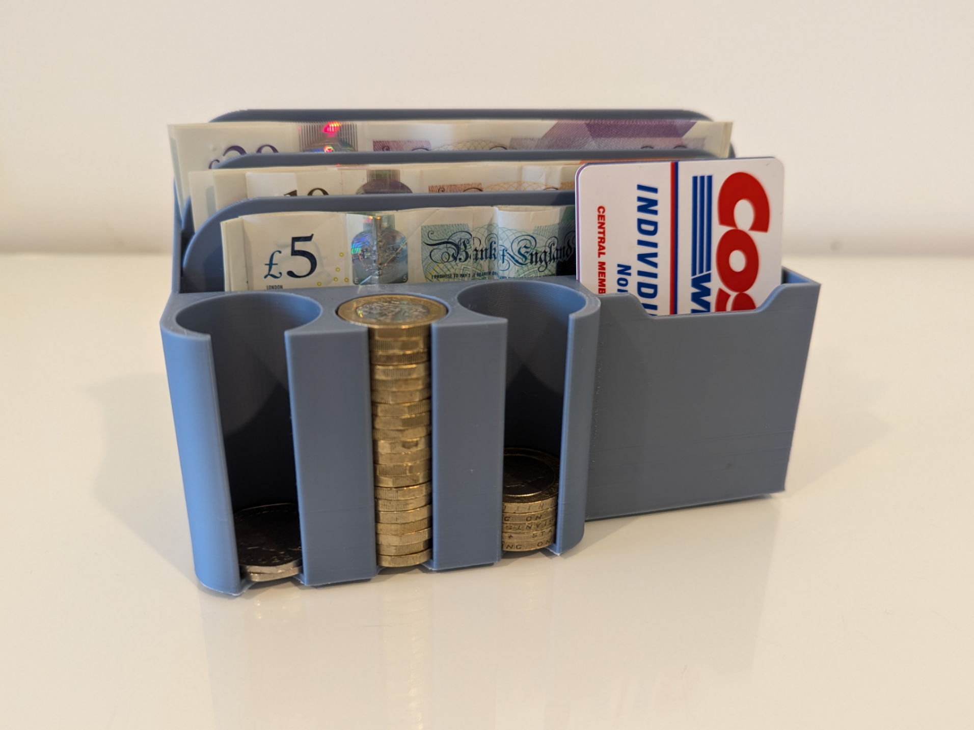 Coin, Notes and Card Storage