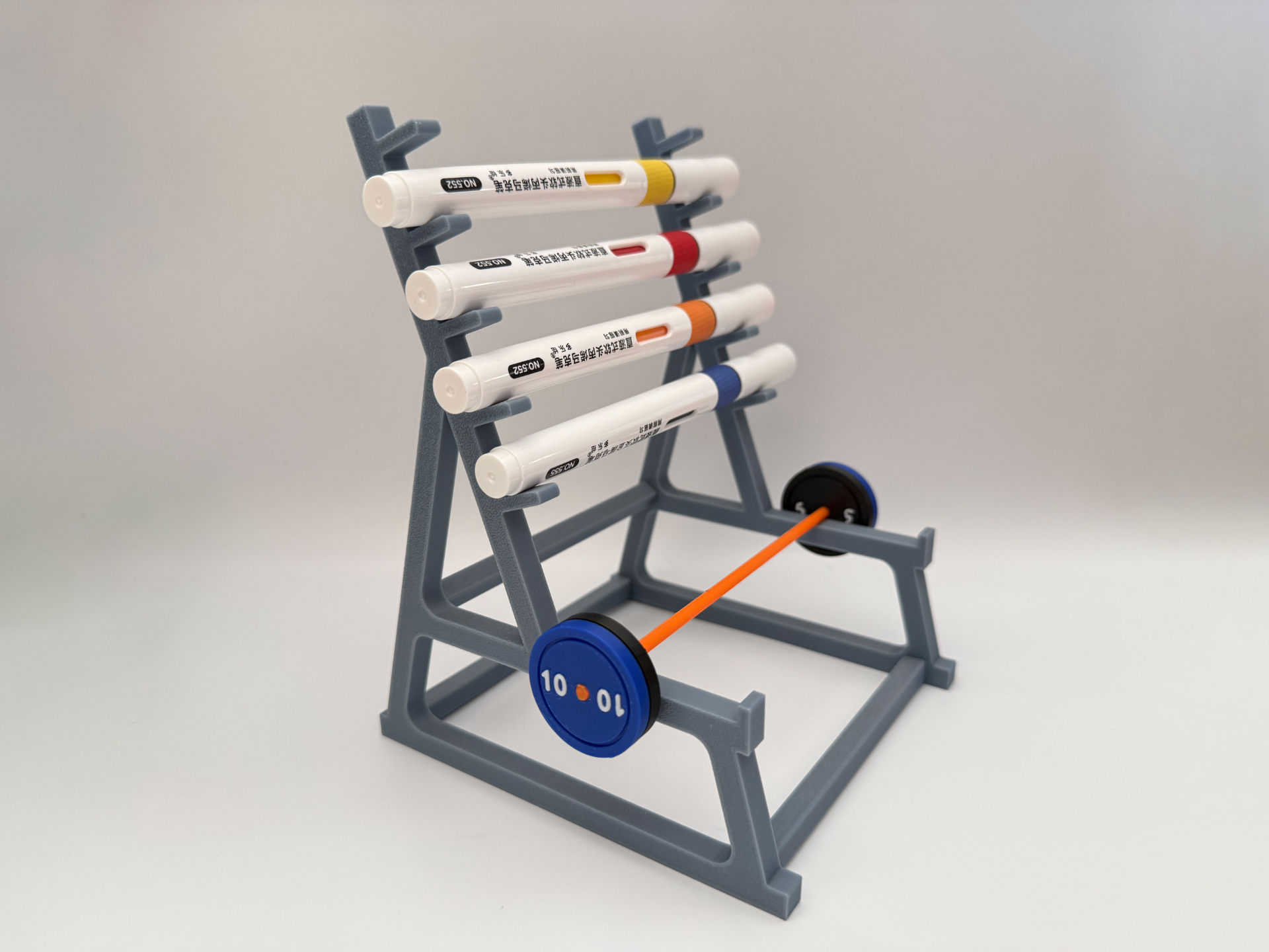 Mini Gym Squat Rack Pen Stand