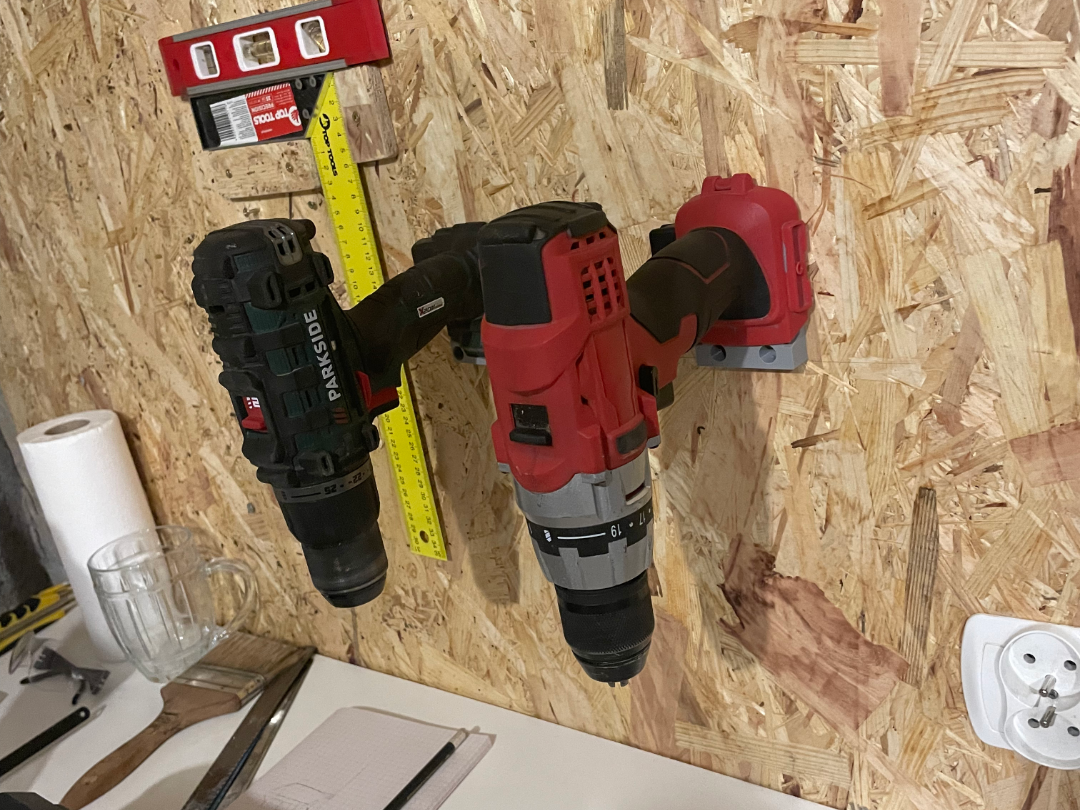 Wall Mount Holder for Meec Tool Battery Drill