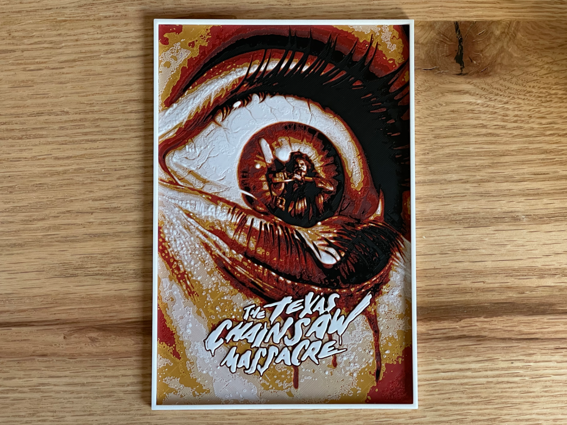 The Texas Chainsaw Massacre (1974) Hueforge Poster