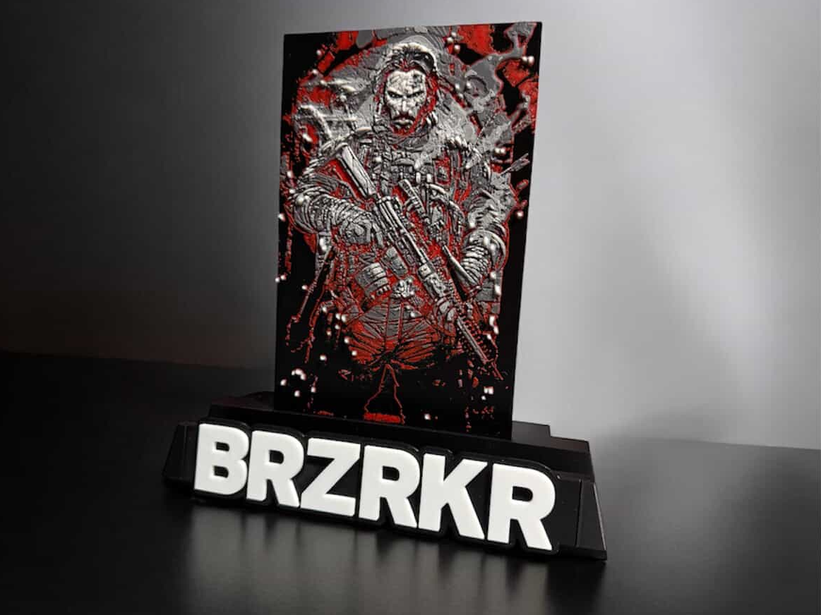 BRZRKR Comic Book Kickstand