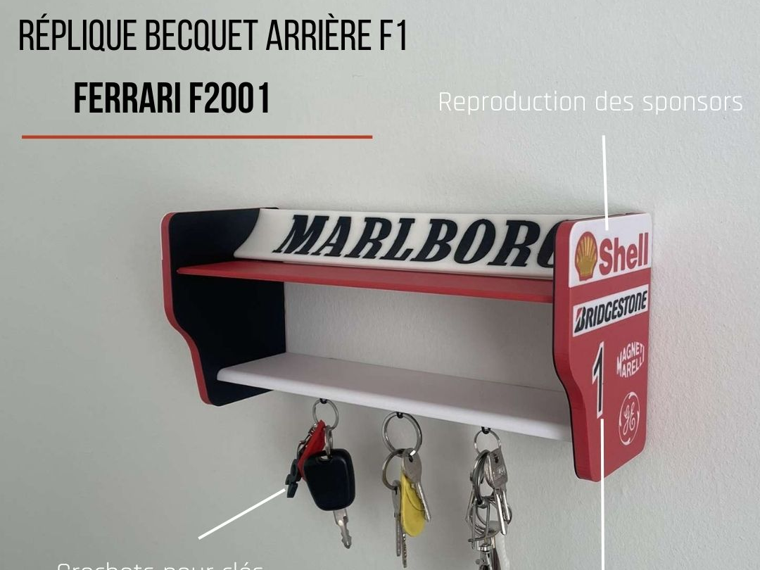Aileron arrière Ferrari Schumacher – Porte-clés