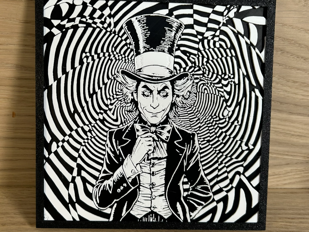 Hueforge Trippy Mad Hatter