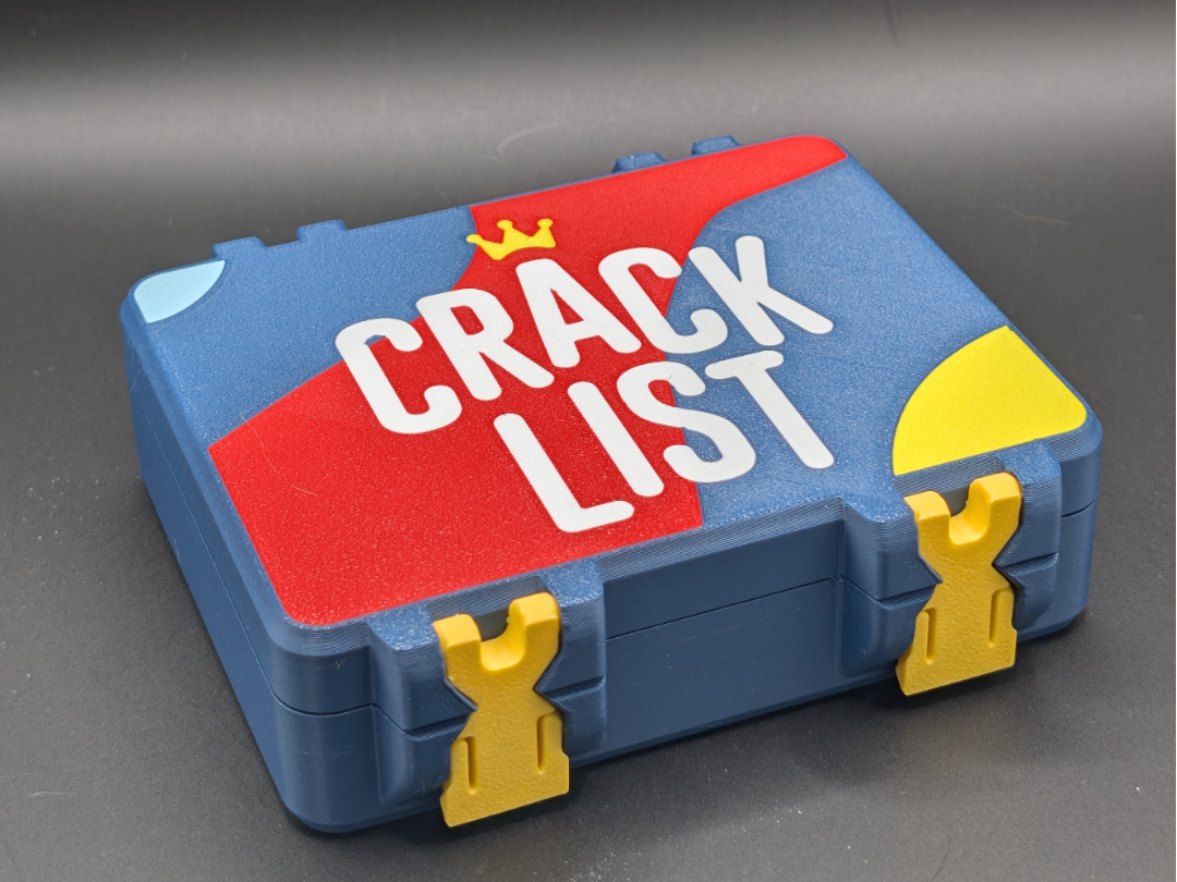 Crack List Card Box - SnapLock