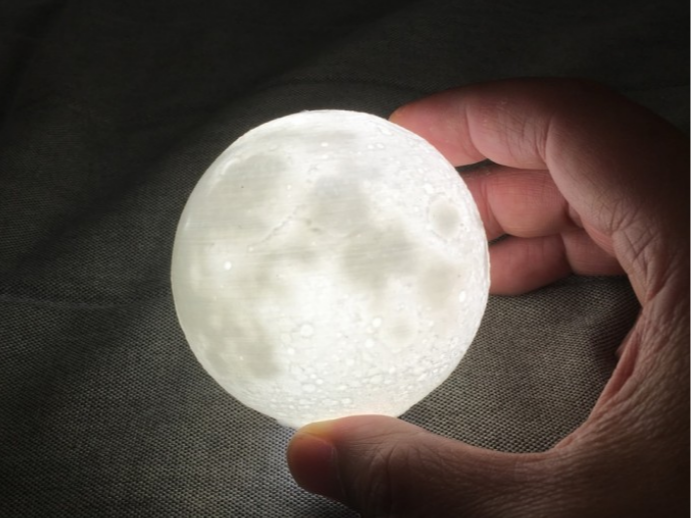 Mine moon lamp. ( 6 inches )