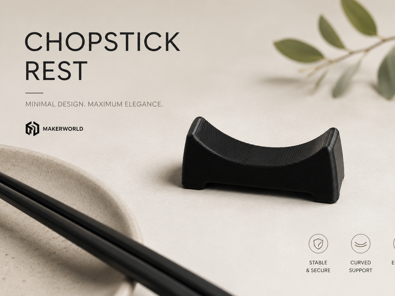CHOPSTICK REST - Soporte para palillos