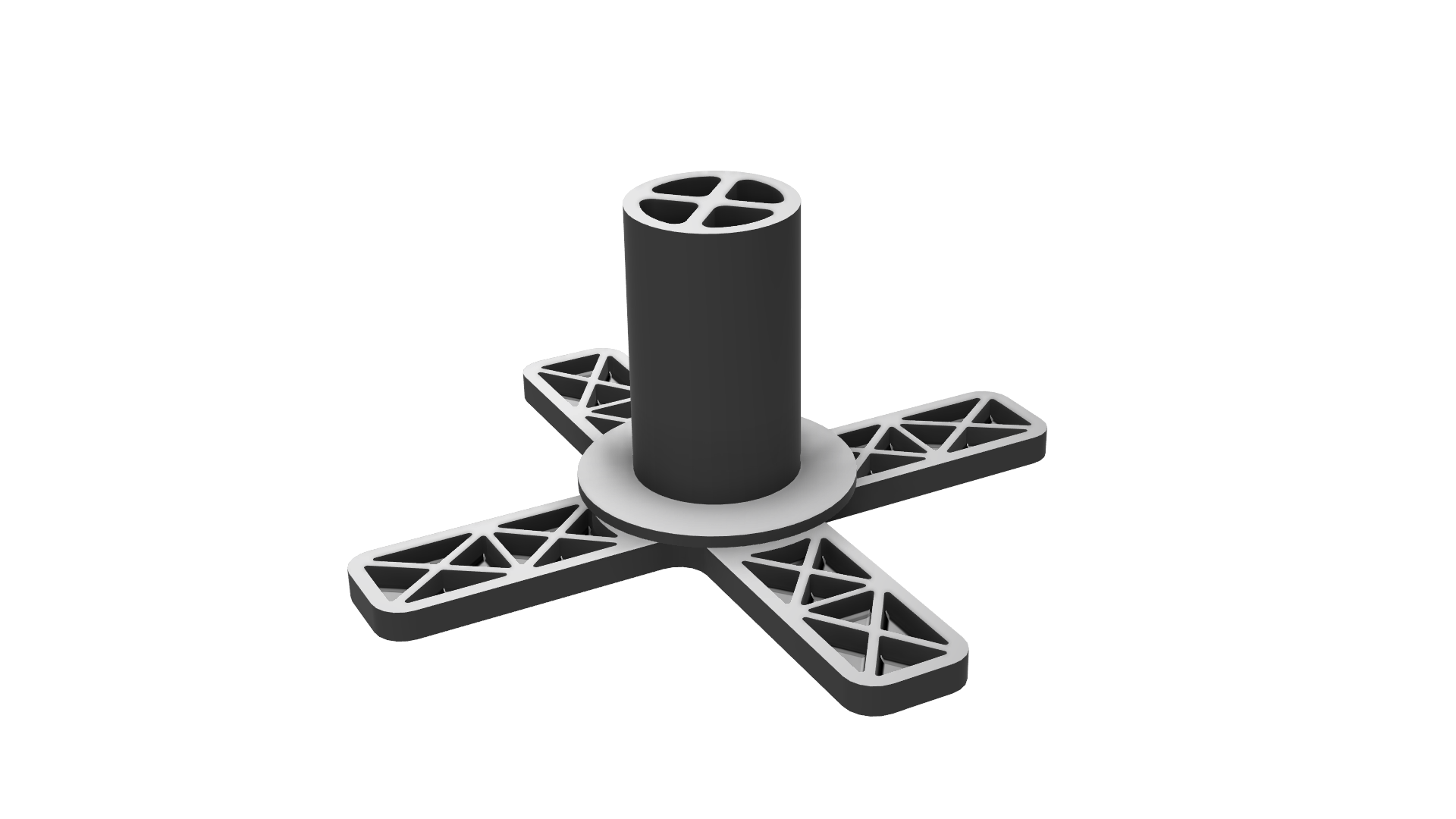 Horizontal spoolholder
