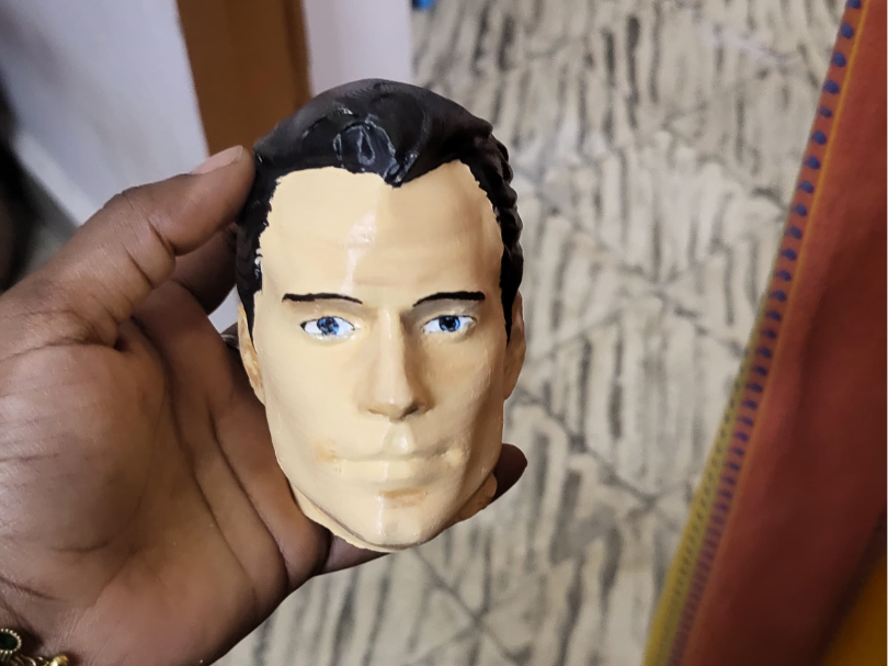 Henry Cavil Head Bust 04