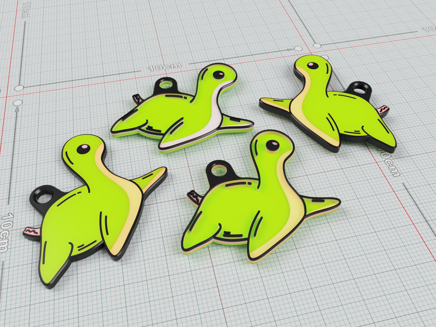Nessie keychain