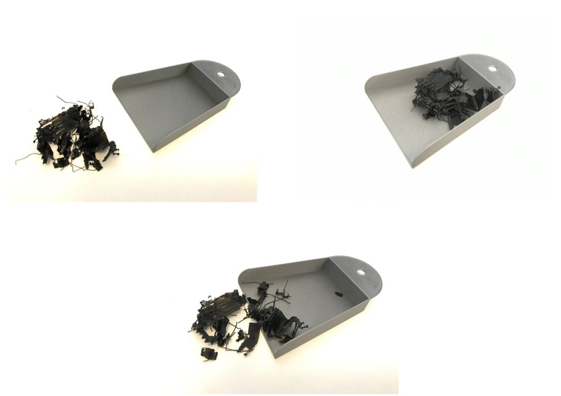 paletta per limatura / dustpan for plastic filing