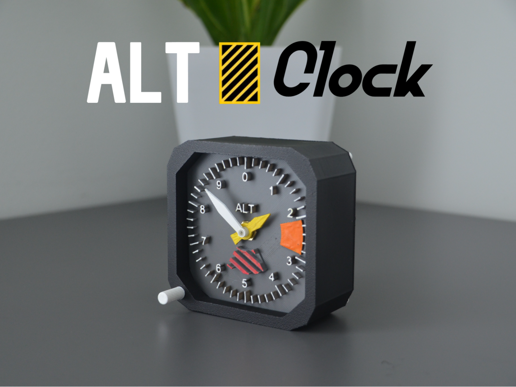Altimeter Desk Clock