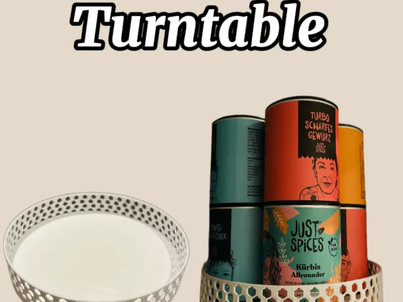 Turntable organizer