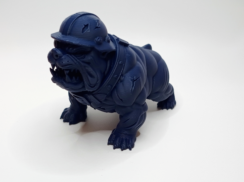Bulldogge "Iron Fang" wilde Wachhund-Figur