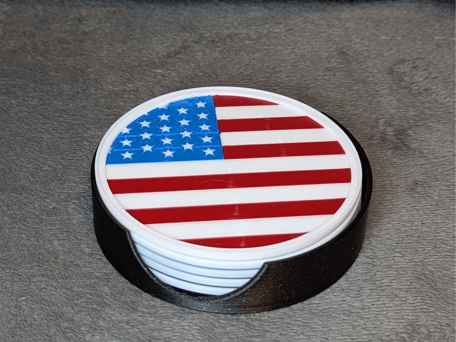 USA Flag Stackable Coaster
