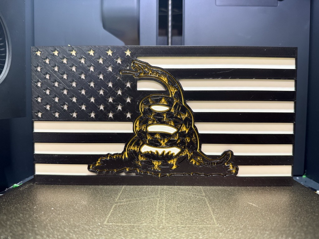 Gadsden Flag Wall Hanger