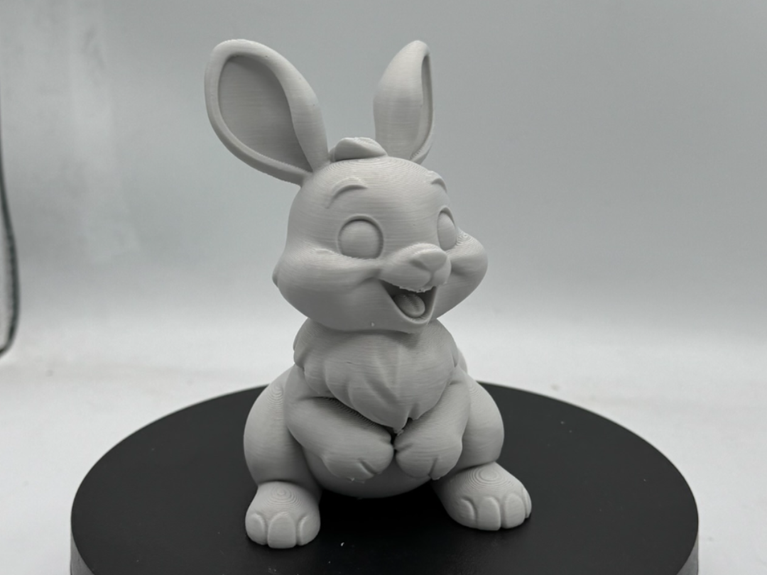 Cute Cheerful Baby Bunny